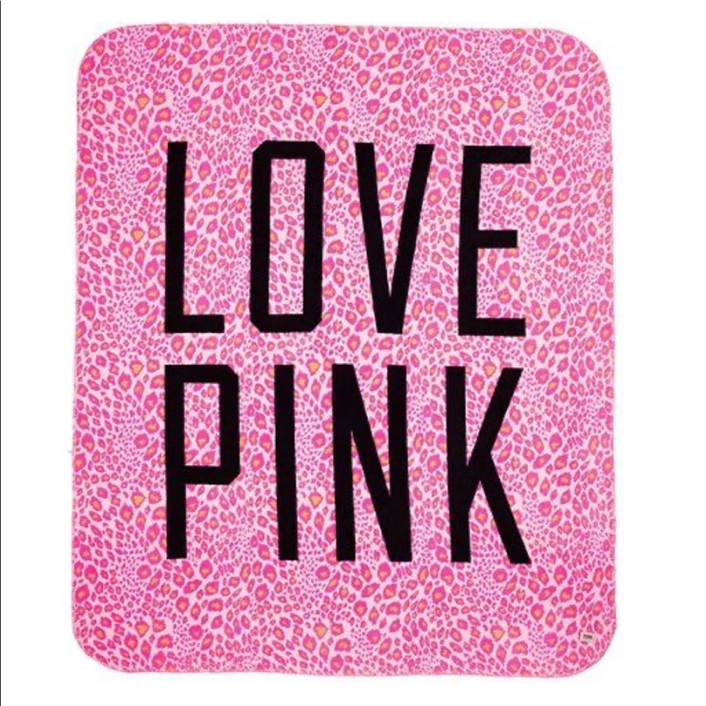 Pink Victoria’s Secret Cheetah Stadium Blanekt